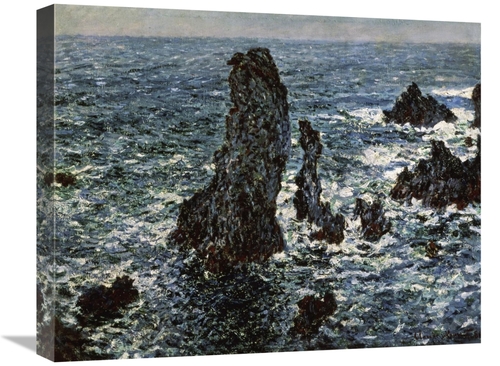 Global Gallery GCS-278697-22-142 22 in. Rocks at Belle Isle Art Print 