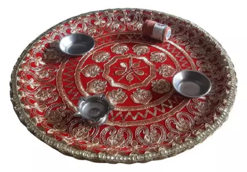 Best Quality Stainless Steel Handmade Gotta Patti Work Karwa Chauth 5