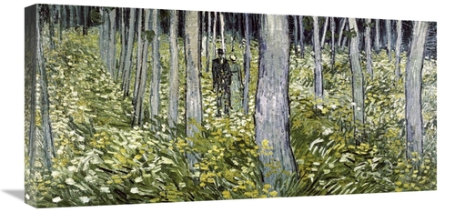 Global Gallery GCS-281323-30-142 30 in. Undergrowth with Two Figures A