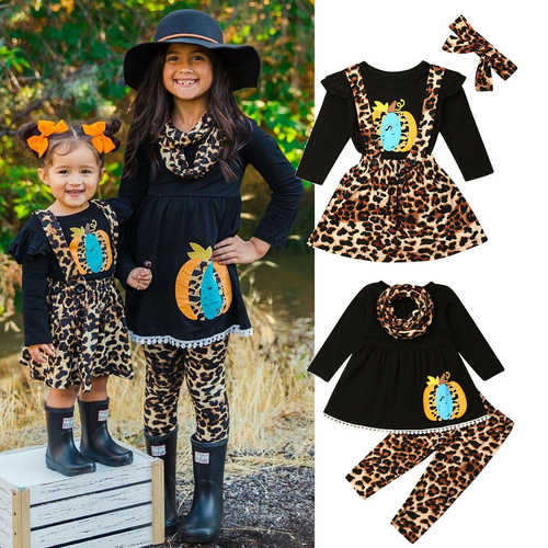 1 6Y Toddler Kids Baby Girl Clothes Sets Halloween