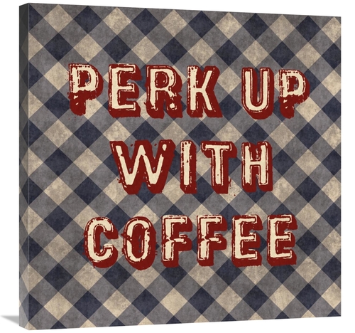 Global Gallery GCS-394019-3030-142 30 x 30 in. Perk Up with Coffee Art