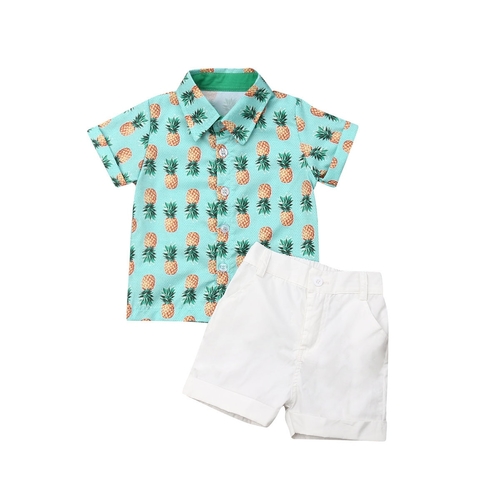 Toddler Kids Baby Boy Pineapple Clothes Sets 1 6Y