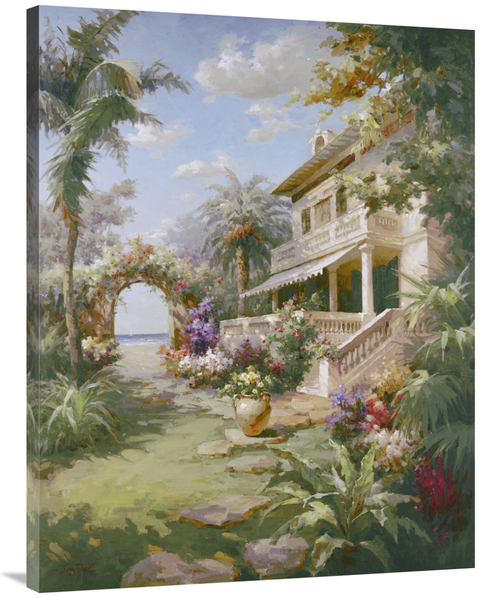 Global Gallery GCS-121374-3040-142 30 x 40 in. Garden Estate Art Print