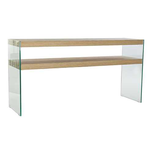 Console DKD Home Decor Crystal Transparent Light brown 160 x 45 x 80