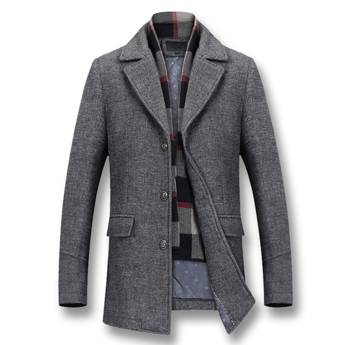 Men's Winter Coats Thick Cotton Wool Jackets  