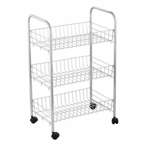 Vegetable trolley Confortime 40 x 26 x 62 cm 41 x 26,5 x 76 cm Metal