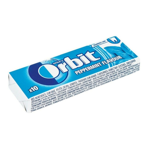 Chewing gum Orbit Mint (10 uds)