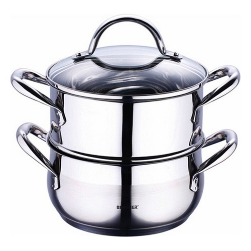 Steamer with Pan Bergner 2,2 L (18 x 9 cm)