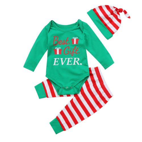 Christmas Newborn Baby Boys Girls Outfits