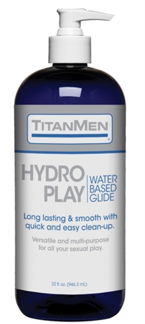 Titanmen Hydro Play Water Based Glide - Bulk - 32  Fl. Oz.