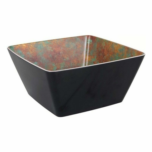 Salad Bowl Viejo Valle Goji Melamin Black (25 x 25 x 12 cm)