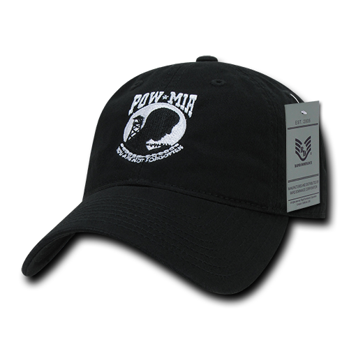 Rapid Dominance S78-POW-BLK Relaxed Cotton Caps Powmia, Black