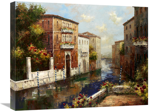 Global Gallery GCS-132392-2024-142 20 x 24 in. Sleepy Canal Art Print 