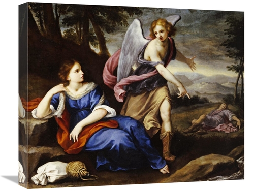 Global Gallery GCS-266325-22-142 22 in. The Angel Appearing to Hagar A