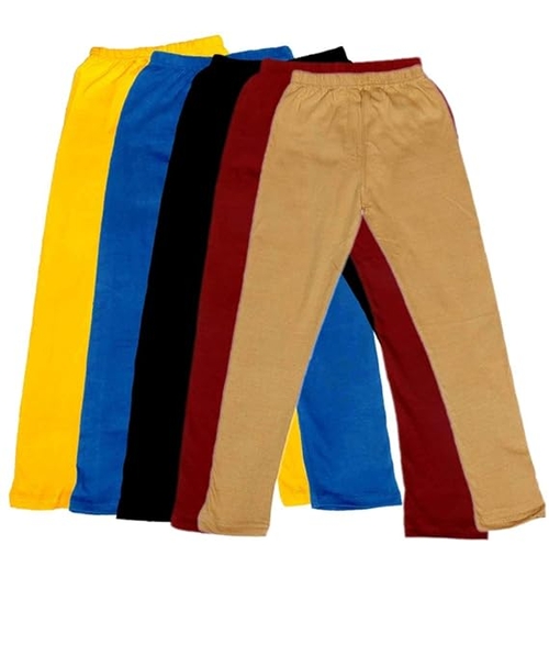 Kid's Cotton Leggings Pack of 5