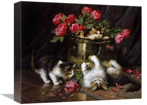 Global Gallery GCS-282222-16-142 16 in. Playful Kittens Art Print - Le