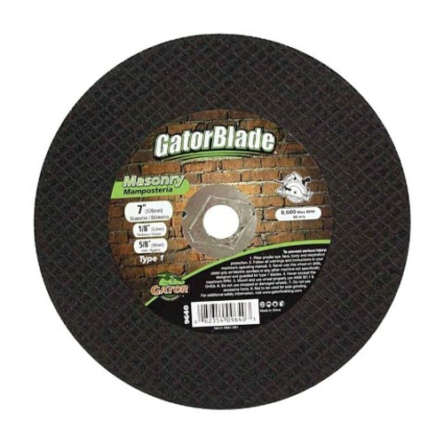 Gator Grit 9640 7 x 0.12 x 0.63 in. Masonry Wheel