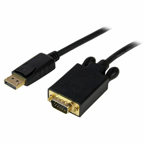 DisplayPort to VGA adapter Startech DP2VGAMM6B           (1,8 m) Black