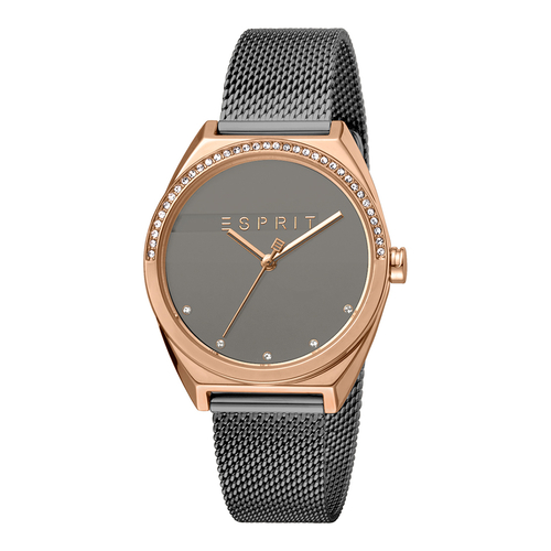 Esprit ES1L057M0095 Slice Glam Balck Rosegold Mesh Ladies Watch