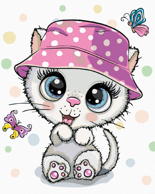Paint by Numbers - LITTLE CAT IN A HAT