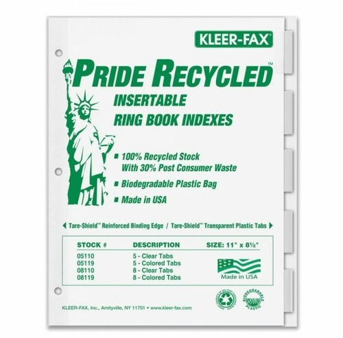 5 Tab Index Dividers