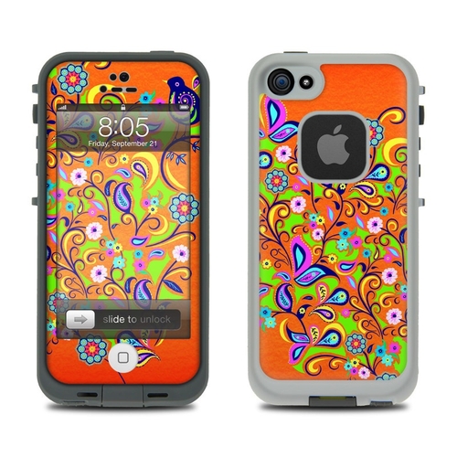 DecalGirl LCI5-ORNSQUIRT Lifeproof iPhone 5 Case Skin - Orange Squirt