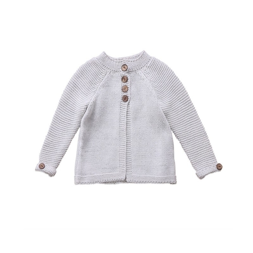 2017 Fashion Casual Girls Cardigan Gray Long