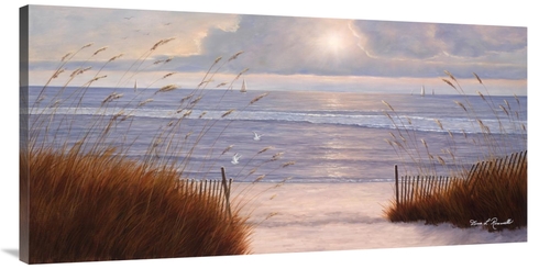 Global Gallery GCS-398730-2448-142 24 x 48 in. Beach Peace Art Print -