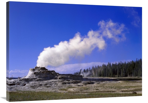 Global Gallery GCS-396283-3040-142 30 x 40 in. Castle Geyser, Yell