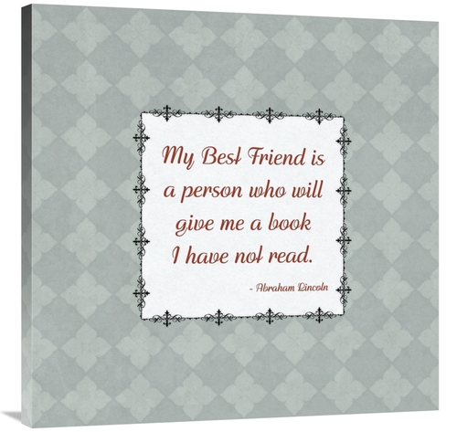 Global Gallery GCS-453847-3636-142 36 x 36 in. Quotes - Lincoln - On B