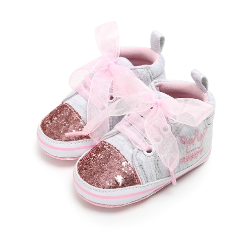 2018 Toddler Baby Glittler Shoe Girl Swing Pink
