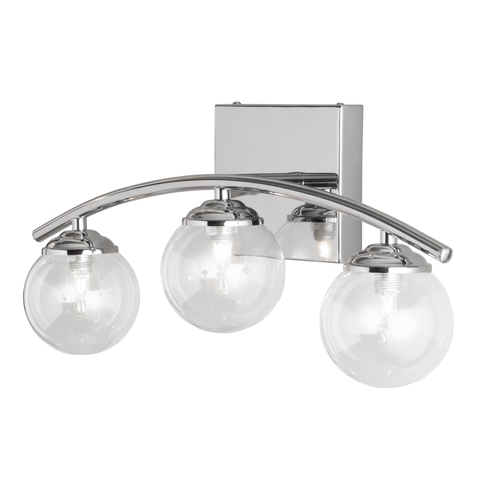 Dainolite V13-203W-PC 3 Light G9 Vanity, Polished Chrome