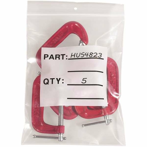 Box Partners PB12014 12 x 15 in. 4 Mil Parts Bags with Hang Holes - Pa