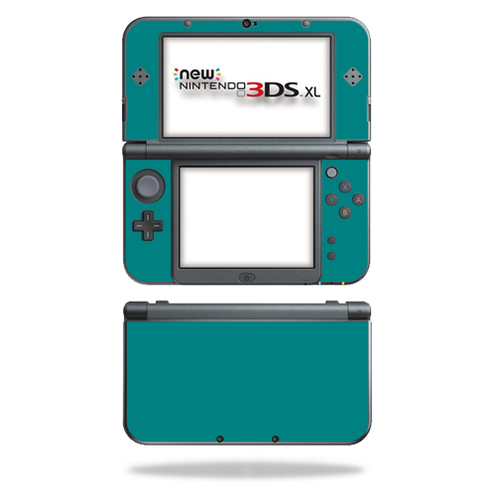 MightySkins NI3DSXL2-Solid Teal Skin Decal Wrap for New Nintendo 3DS X