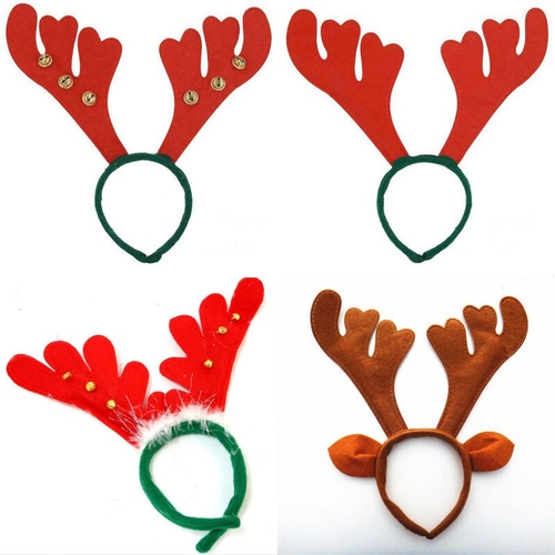 Kids Adult Christmas Deer Headband Party Reindeer