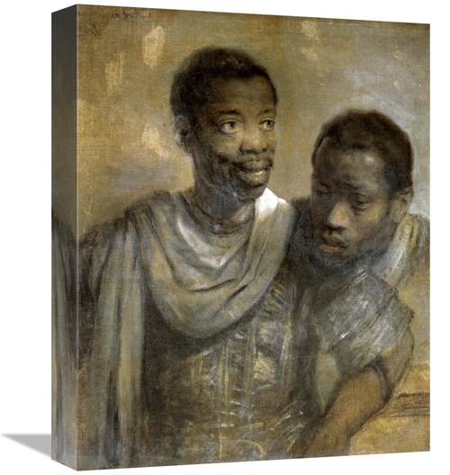 Global Gallery GCS-279599-16-142 16 in. Two Black Men Art Print - Remb