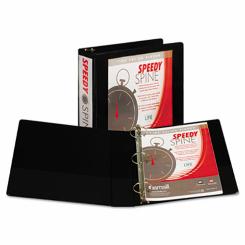 Samsill 18160C Speedy Spine Round Ring View Binder  11 x 8.5  2 in. Ca