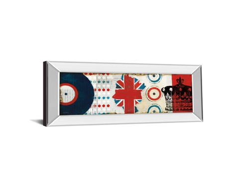 Classy Art 1424MF 18 x 42 in. British Invasion I by Mo Mullan Mirror F