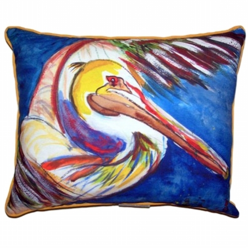 Betsy Drake HJ413 Pelican Wing Large Indoor & Outdoor Pillow
