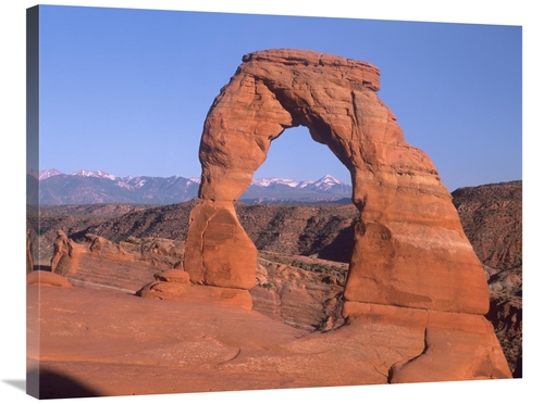 Global Gallery GCS-396597-2835-142 28 x 35 in. Delicate Arch & La Sal 