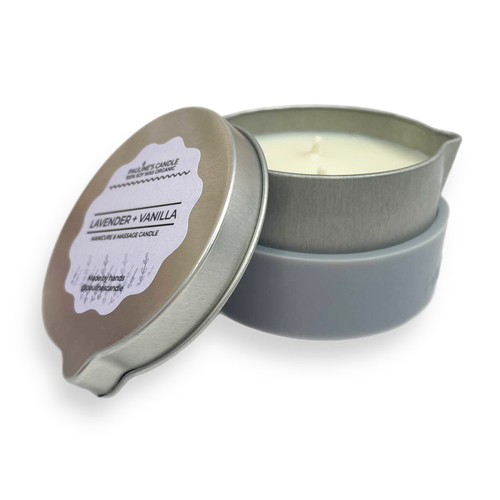 Candle after manicure Silver Moon 100 ml. Lavender, vanilla.