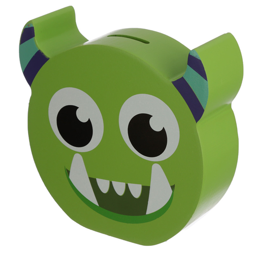 See Your Savings Money Box - Green Monster Monstarz