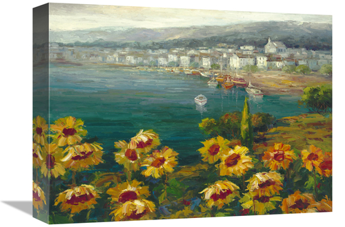 Global Gallery GCS-125947-1216-142 12 x 16 in. Sunflower Harbor Art Pr