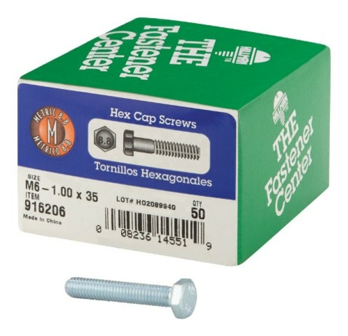 Hillman 916206 M6 x 35 Metric Grade 8.8 Hex Head Cap Screw