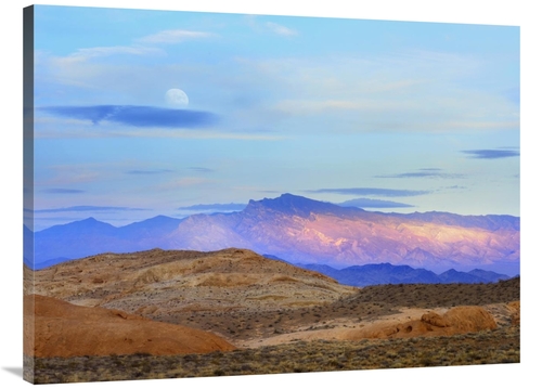 Global Gallery GCS-397147-3040-142 30 x 40 in. Sunset Lighting Up Moun