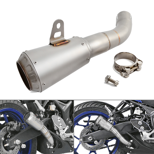 Exhaust Muffler Pipe For Yamaha YZFR3 YZFR25 YZF