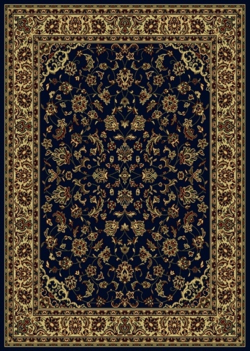 953-1340-NAVY Castello Rectangular Navy Blue Traditional Italy Area Ru