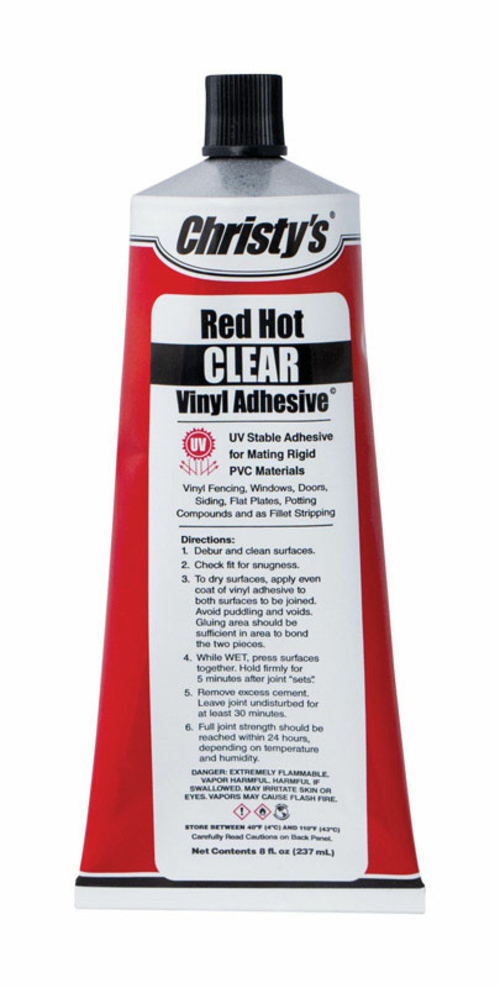 Christys 4614301 PVC & Vinyl Adhesive  Clear 1.5 oz