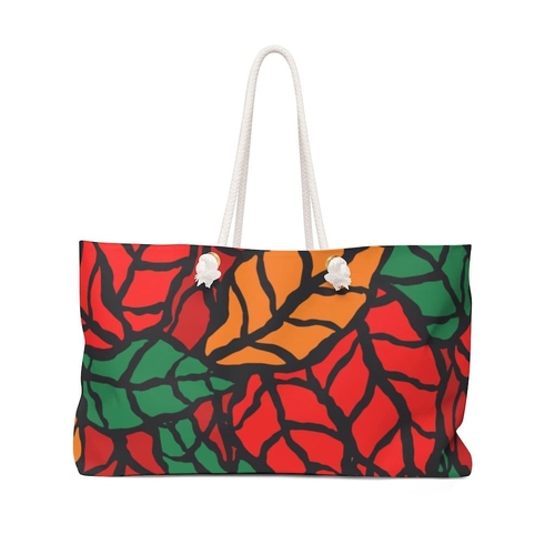 Weekender Tote Bag - Autumn Red Leaf
