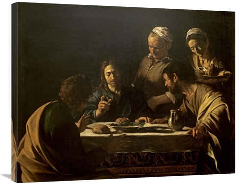 Global Gallery GCS-281825-36-142 36 in. Supper at Emmaus Art Print - C